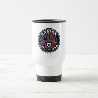 Boston Fußball-Reise-Mug Fußball-Fan-Kaffeetasse Reisebecher