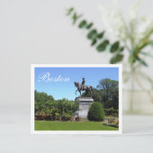 Boston Gardens, Boston Massachusetts Post Card Postkarte (Stehend Vorderseite)