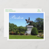 Boston Gardens, Boston Massachusetts Post Card Postkarte (Vorne/Hinten)