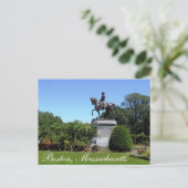 Boston Gardens, Boston Massachusetts Post Card Postkarte (Stehend Vorderseite)