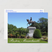 Boston Gardens, Boston Massachusetts Post Card Postkarte (Vorne/Hinten)