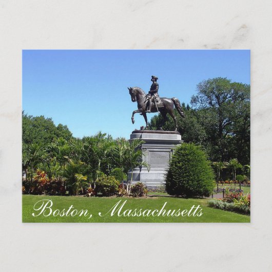 Boston Gardens, Boston Massachusetts Post Card Postkarte (Vorderseite)