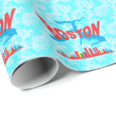 Boston Geschenkpapier (Rolleneckpunkt)