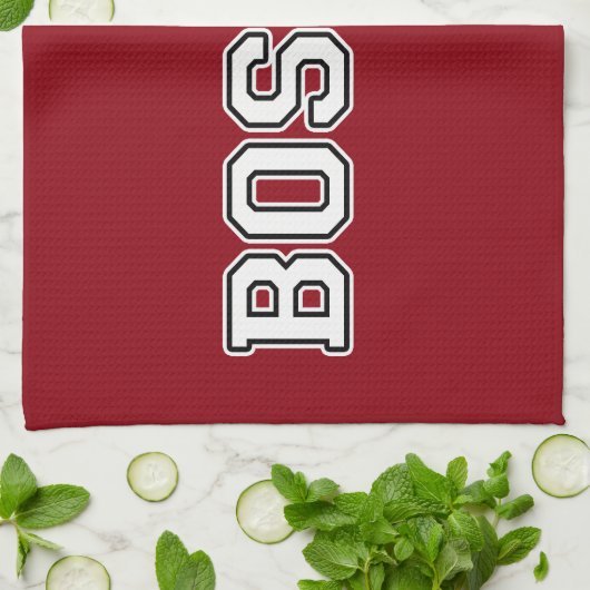 Boston Geschirrtuch (Gefaltet)