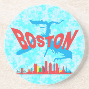 Boston Getränkeuntersetzer