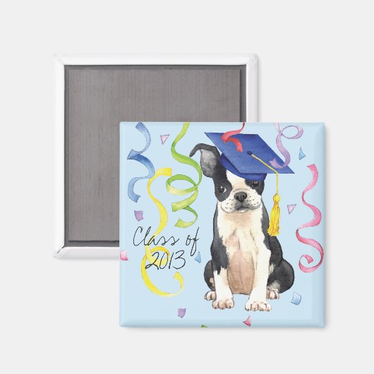 Boston Graduate Magnet (Vorderseite/Rückseite)