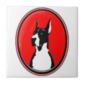 Boston Great Dane Potrati Fliese (Vorderseite)