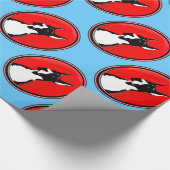 Boston Great Dane Potrati Geschenkpapier (Ecke)