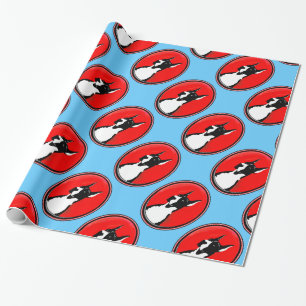 Boston Great Dane Potrati Geschenkpapier