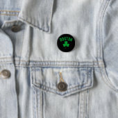 Boston Green Lucky Kleeblatt Button (Beispiel)