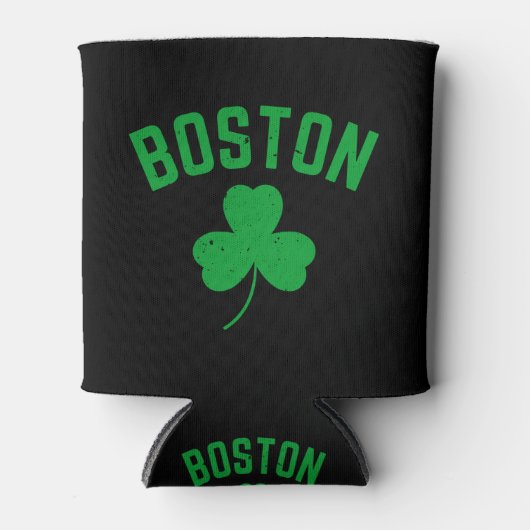 Boston Green Lucky Kleeblatt Dosenkühler (Vorderseite)