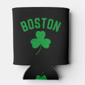 Boston Green Lucky Kleeblatt Dosenkühler (Rückseite)