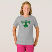 Boston Green Lucky Kleeblatt T-Shirt (Vorne ganz)