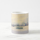 Boston-Hafen 1846 Kaffeetasse (Mittel)