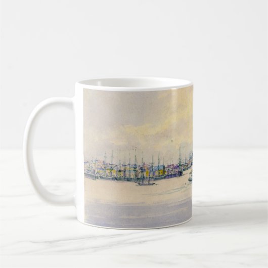 Boston-Hafen 1846 Kaffeetasse (Links)