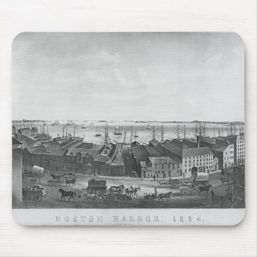 Boston-Hafen, 1854 Mousepad (Vorne)
