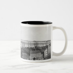 Boston-Hafen, 1854 Zweifarbige Tasse