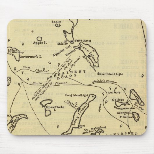 Boston Hafen 2 Mousepad (Vorne)