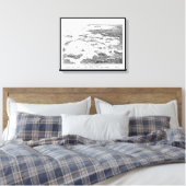 Boston Hafen bis Cape Cod Anfang der 1900er Jahre Leinwanddruck (Insitu (Schlafzimmer))