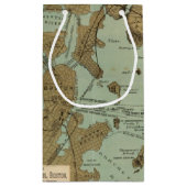Boston-Hafen Kleine Geschenktüte (Rückseite)