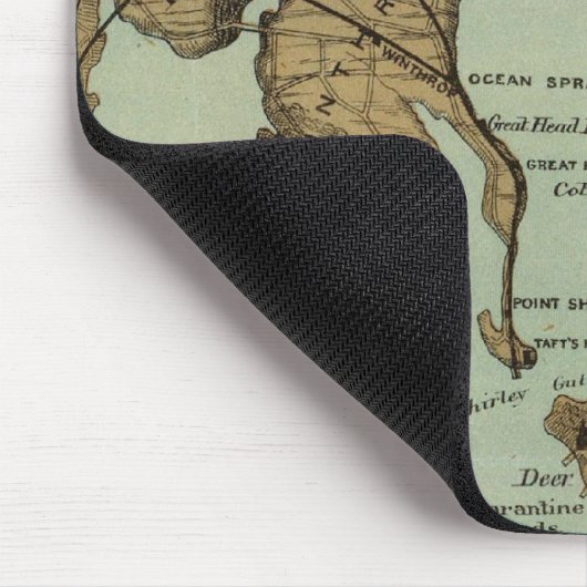 Boston-Hafen Mousepad (Ecke)