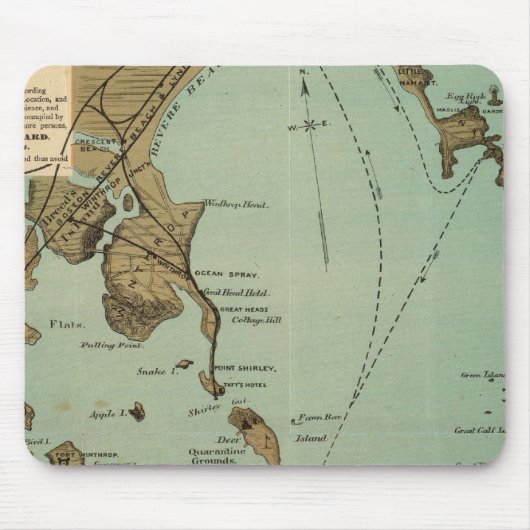 Boston-Hafen Mousepad (Vorne)