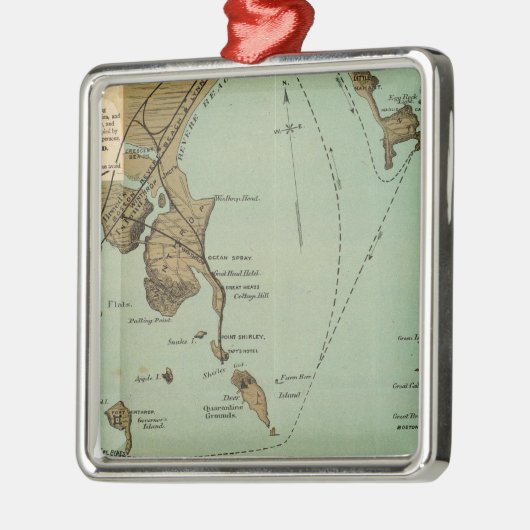 Boston-Hafen Ornament Aus Metall (Links)