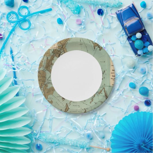 Boston-Hafen Pappteller (Party)