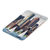 Boston Hafen Reise Magnet (Linke Seite)