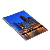 Boston Hafen und Skyline. Boston ist einer der 5 Notizblock (Rechte Seite)