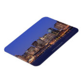 Boston Hafen und Skyline. Boston ist einer der 9 Magnet (Linke Seite)