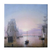 Boston Harbor 1850 Fliese (Vorderseite)