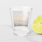 Boston Harbor 1854 Schnapsglas (Rückseite)