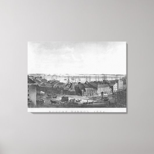 Boston Harbour, 1854 Leinwanddruck (Vorderseite)