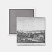 Boston Harbour, 1854 Magnet (Vorderseite/Rückseite)