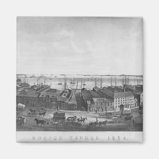 Boston Harbour, 1854 Magnet (Vorne)