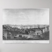 Boston Harbour, 1854 Poster (Vorne)