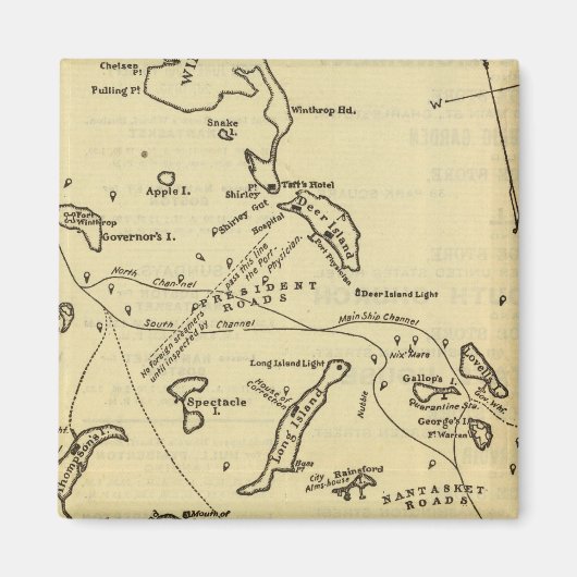 Boston Harbour 2 Magnet (Vorne)