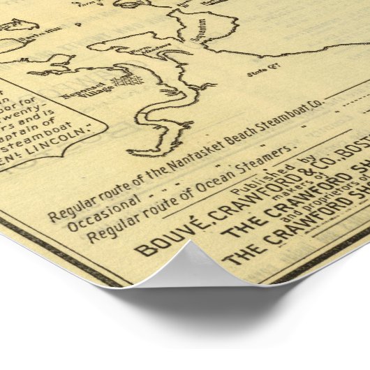 Boston Harbour 2 Poster (Ecke)