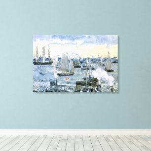 Boston Harbour, Fine Art Malerei, Leinwanddruck