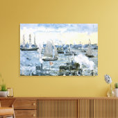 Boston Harbour, Fine Art Malerei, Leinwanddruck (Insitu (Wohnzimmer))