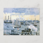 Boston Harbour, Fine Art Malerei, Postkarte (Vorderseite)