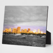 Boston Harbour Fotoplatte (Seite)