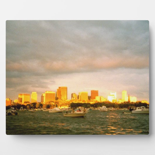 Boston Harbour Fotoplatte (Vorderseite)