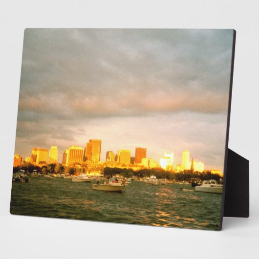 Boston Harbour Fotoplatte (Seite)