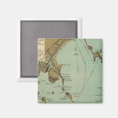 Boston Harbour Magnet (Vorderseite/Rückseite)