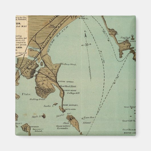 Boston Harbour Magnet (Vorne)