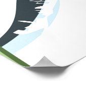 Boston Harbour Massachusetts Flight Poster (Ecke)