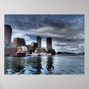 Boston Harbour Poster