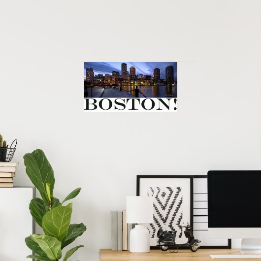 Boston Harbour Poster (Heimbüro)